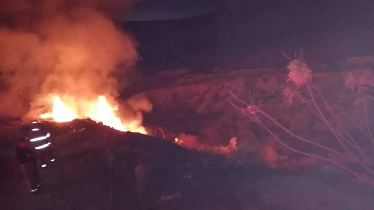 incendio en la madrugada